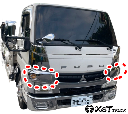 【電鍍】前方向燈框R/L