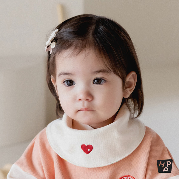 Happy Prince｜雙面愛心圍兜