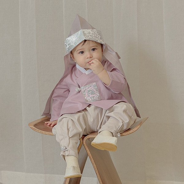 Little Tini｜薰衣草韓服套裝