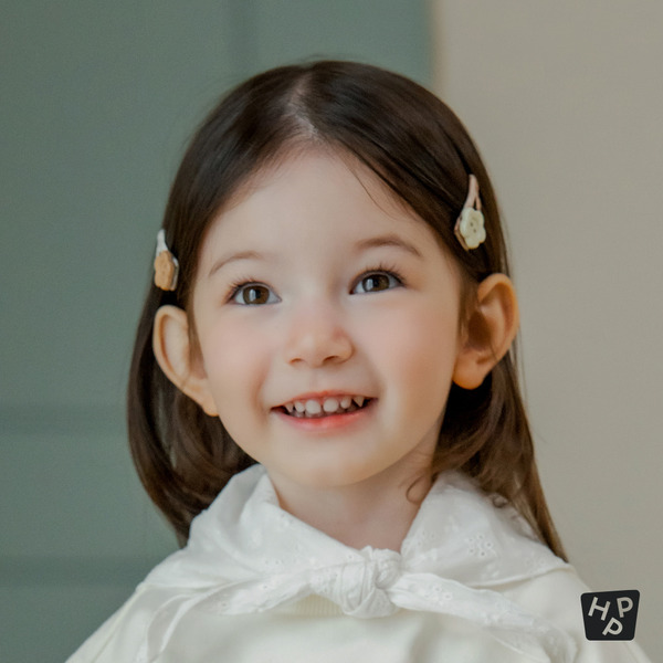 Happy Prince ｜鈕扣花花髮夾