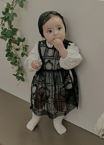 Little Tini｜復古蕾絲長版造型外罩