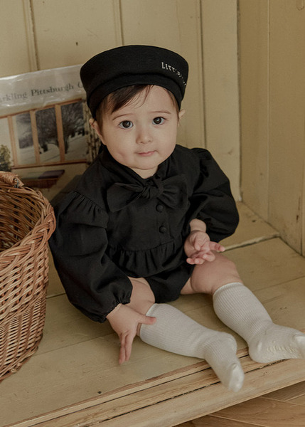 Little Tini｜浮誇黑蝴蝶包屁衣