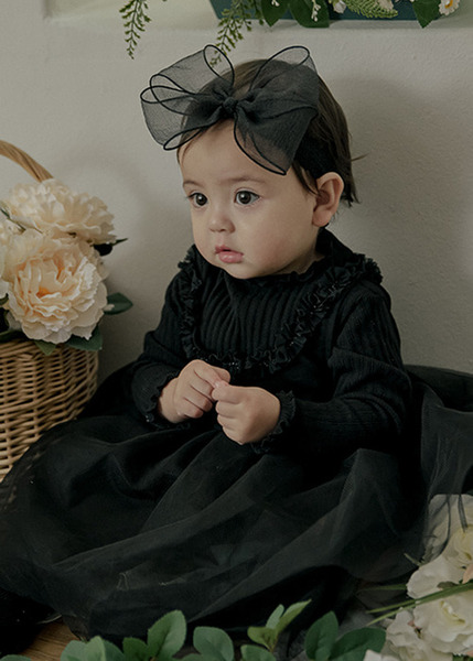 Little Tini｜浮誇黑蝴蝶髮帶