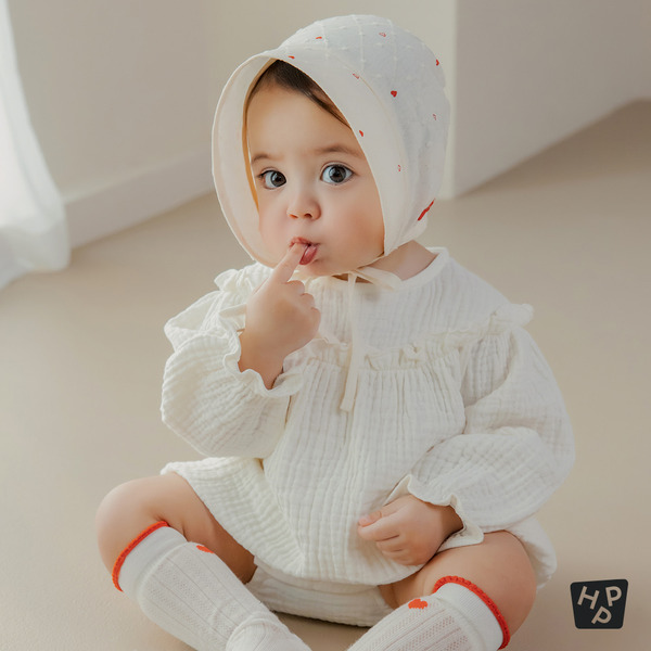 Happy Prince｜紗布包屁衣