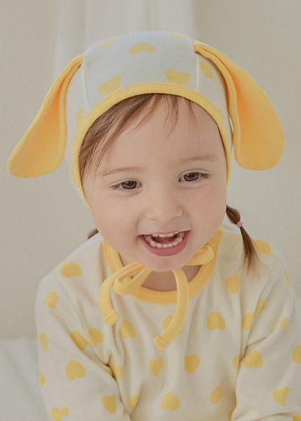 Little Tini｜愛心脆餅狗狗帽(2色)