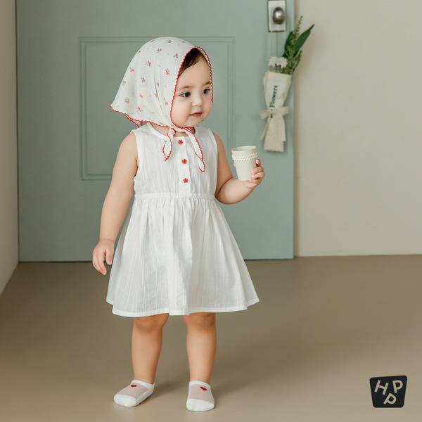 Happy Prince｜三朵小紅花連身裙