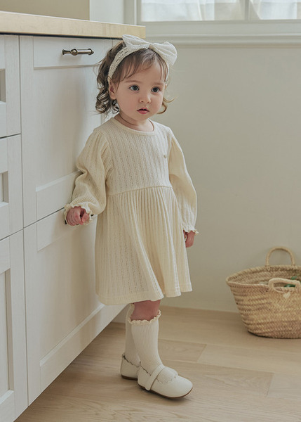 Little Tini｜歐洲小千金氣質連身裙-白