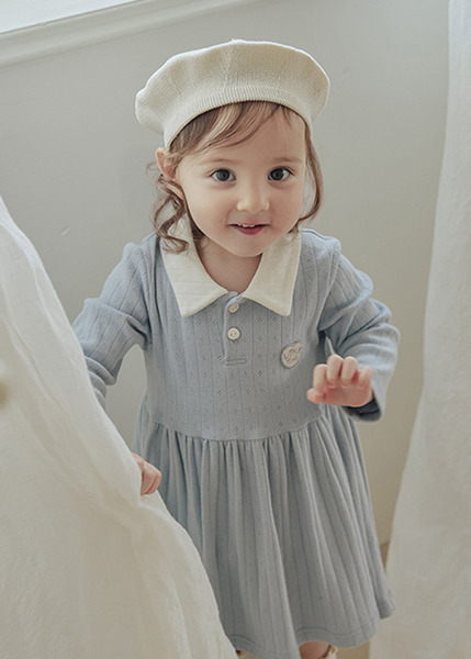 Little Tini｜藍色陽傘連身裙