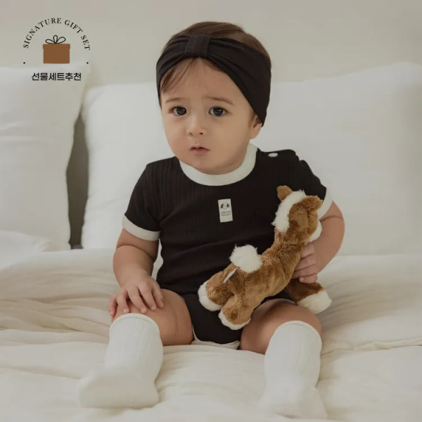 UBMOM｜乖寶寶包屁衣-黑