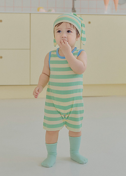 Little Tini｜薄荷檸檬冰淇淋包屁衣