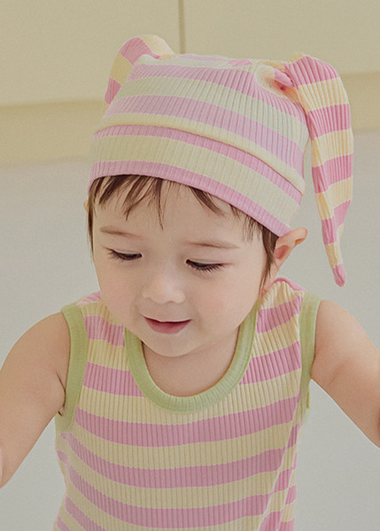 Little Tini｜冰淇淋兔子帽(2色)