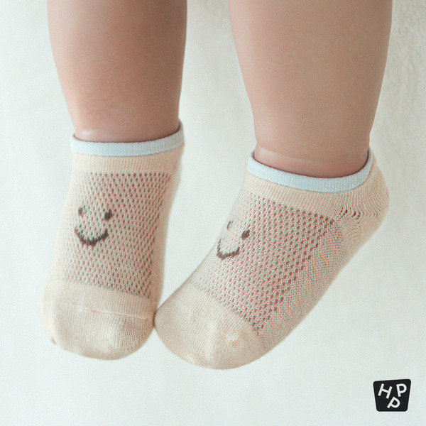 Happy Prince｜笑咪咪透氣襪子2件組