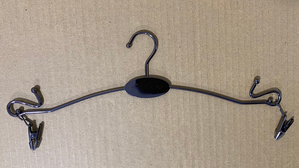 內衣金屬黑鎳色衣架