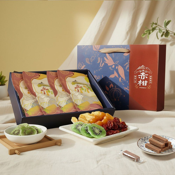 【赤柑食品】2026母親節限定禮盒 果乾蜜餞禮盒4包組(禮盒 送禮 母親禮盒 )