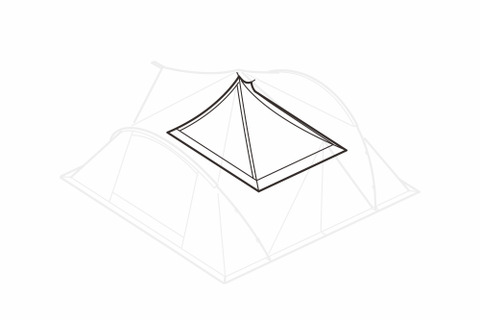 SPACE 1/4小型のインナーテント TiiTENT