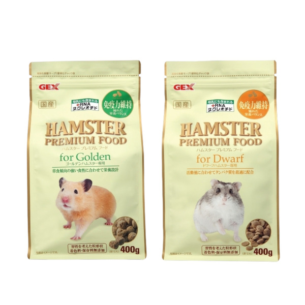日本GEX｜侏儒倉鼠 / 黃金鼠 優質蛋白質主食RNA配方（免疫力維持糧）