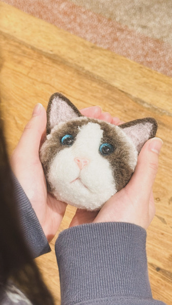 蓬蓬布偶貓吊飾