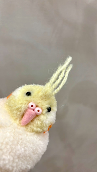 蓬蓬黃化玄鳳鸚鵡擺飾