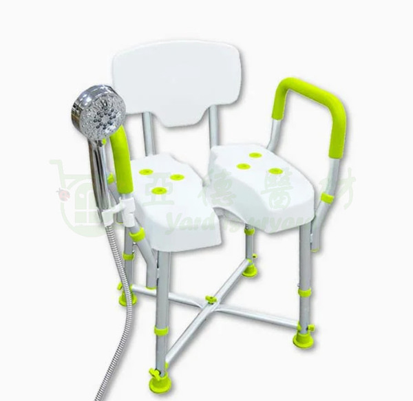 【美而 MedGear】靠背洗臀洗澡椅(含發泡扶手)- 蘋果綠 歡迎來電詢問 有優惠