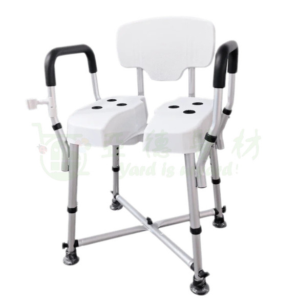 【美而 MedGear】靠背洗臀洗澡椅(含發泡扶手)- 現代黑 歡迎來電詢問 有優惠