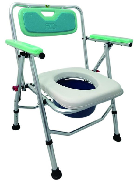 富士康 便盆椅 FZK4526 可收合 附安全固定扣 加大橢圓便盆