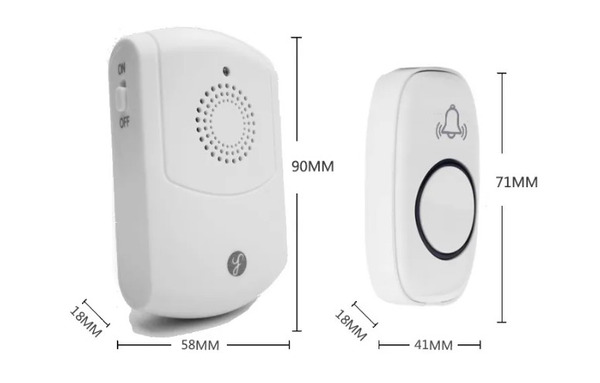 無線震動警示器 無線電鈴 SDB-V01