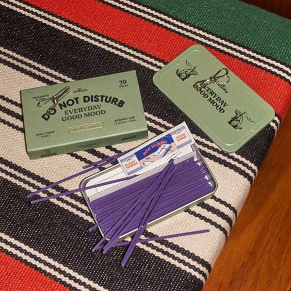 韓國 collins 復古鐵盒線香▪︎寂靜薰衣草