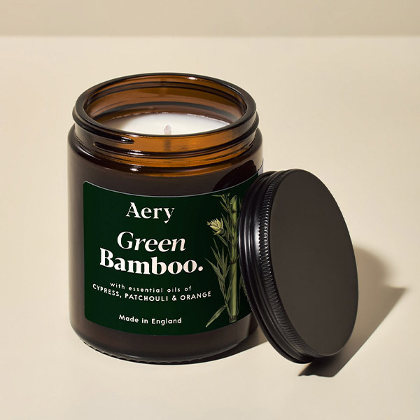 英國芳療香氛 Aery Living 棕罐香氛蠟燭 Green Bamboo 綠竹子