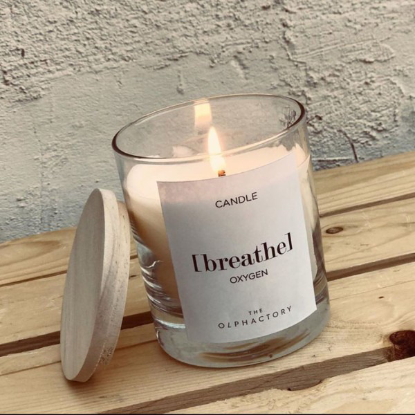 西班牙 AMBIENTAIR│海洋舒活│極簡嗅覺 木蓋香氛蠟燭 Oxygen