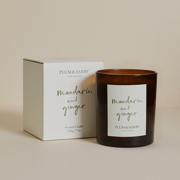 英國製 Plum & Ashby  香氛蠟燭│甜橙野薑