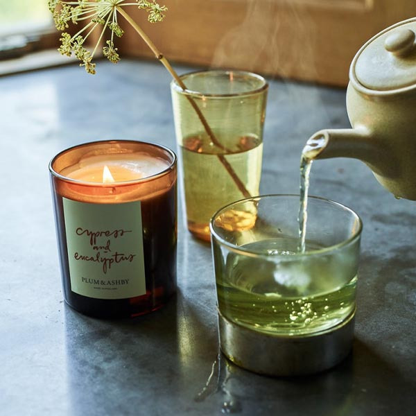 英國製 Plum & Ashby  香氛蠟燭│絲柏尤加利
