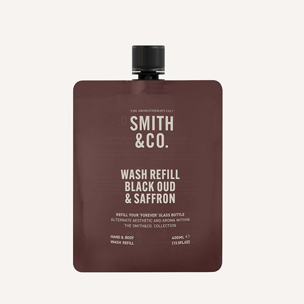 紐西蘭 Smith & Co. │黑沉木藏紅花│洗手沐浴露▪︎補充包 400ml