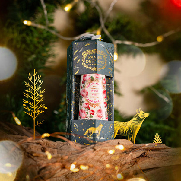 (盒微損) 法國 Panier des Sens 護手霜│玫瑰蓓蕾│聖誕限定款