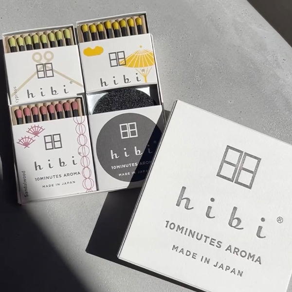 hibi 日本薰香火柴│和風禮盒 (3種香氣)