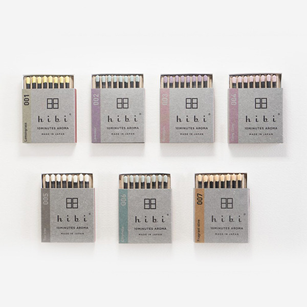 hibi 日本薰香火柴│經典系列 (8入 / 30入)
