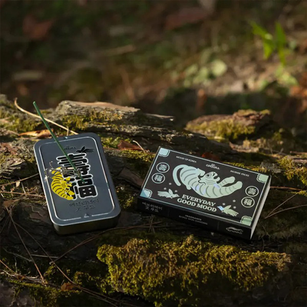 韓國 collins 復古鐵盒線香▪︎虎雀花園香