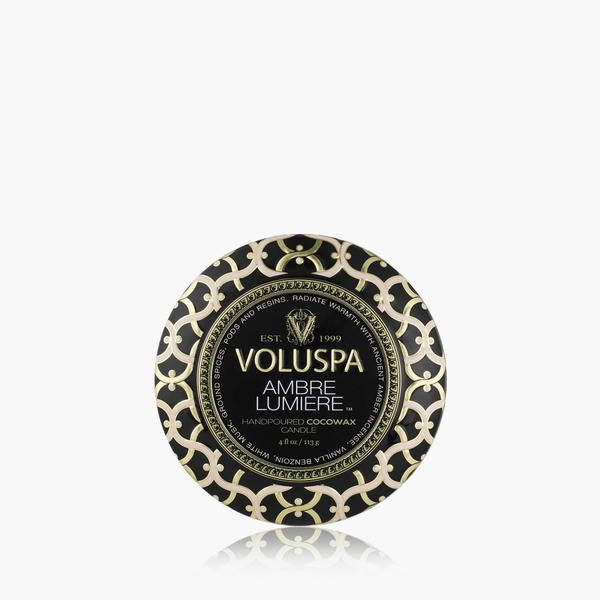 VOLUSPA 錫罐香氛蠟燭│琥珀香草 4oz