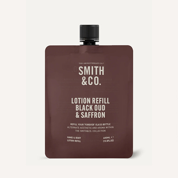 紐西蘭 Smith & Co. │黑沉木藏紅花│身體乳▪︎補充包 400ml