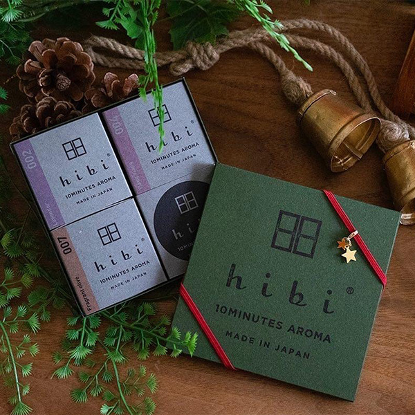 hibi 日本薰香火柴│聖誕節慶禮盒 (3種香氣)