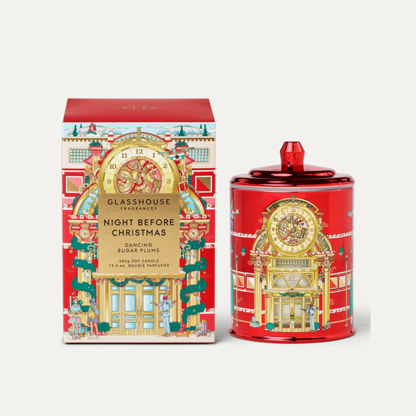 澳洲 GLASSHOUSE 節慶香氛蠟燭│聖誕前夕 (380G) night before Christmas
