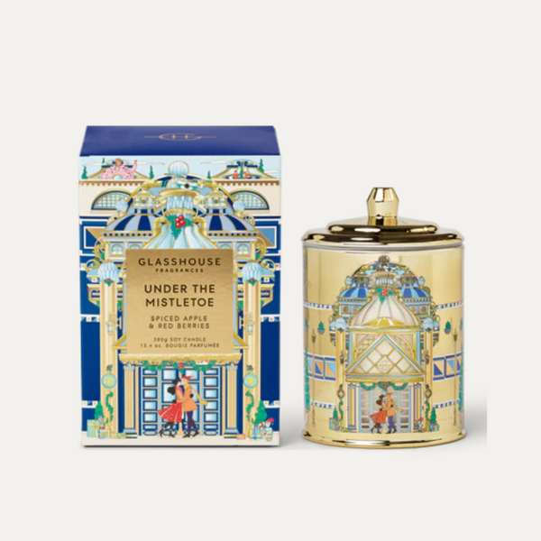 澳洲 GLASSHOUSE 節慶香氛蠟燭│槲寄生下  (380G)  under Mistletoe