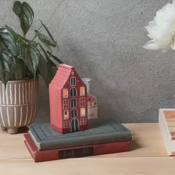 美國 PADDYWAX 陶瓷香氛小屋│阿姆斯特丹之家│附祕魯聖木香椎20個 & 小茶蠟