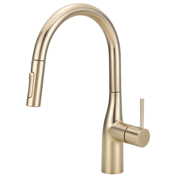 KVK 水龍頭 可伸縮鵝頸造型 香檳金【KM6061ECG】