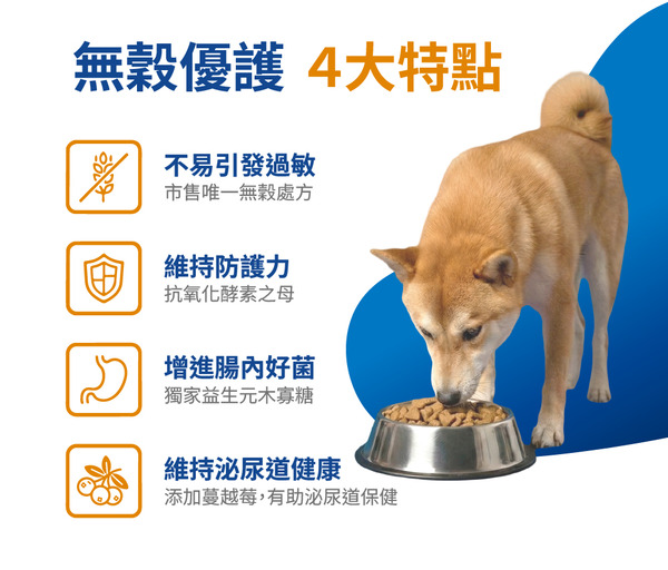 瑪恩吉VS 無穀優護泌尿道磷酸銨鎂處方犬糧/ 2kg (效期20270609後)