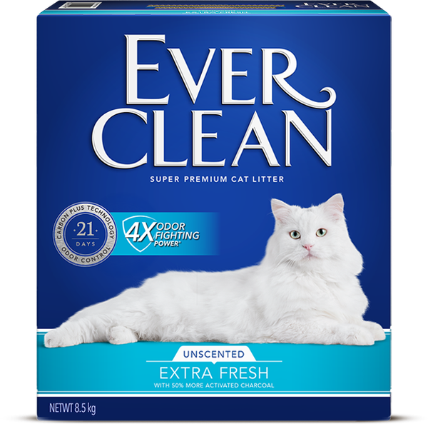 【藍鑽貓砂 Ever Clean】4倍淨味貓砂 無香、微香/8.5kg*6入｜新配方