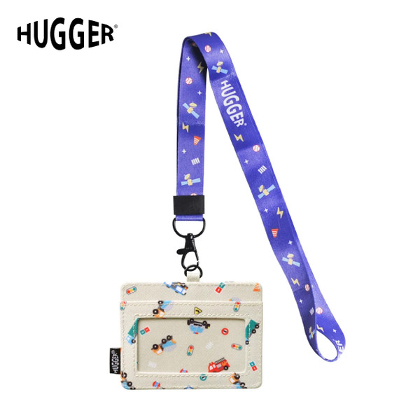 HUGGER 兒童識別證套 票卡夾 小汽車