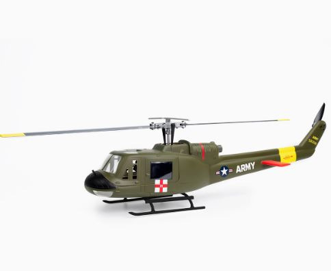 飛翼 休伊直升機 UH-1 V4像真機 六通道遙控模擬航模 GPS定位單槳