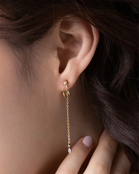 愛神之箭墜飾耳環