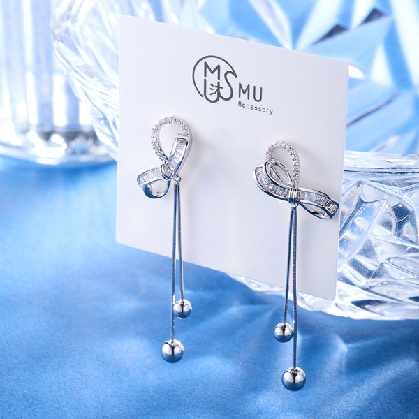 人魚眼淚垂墜耳環