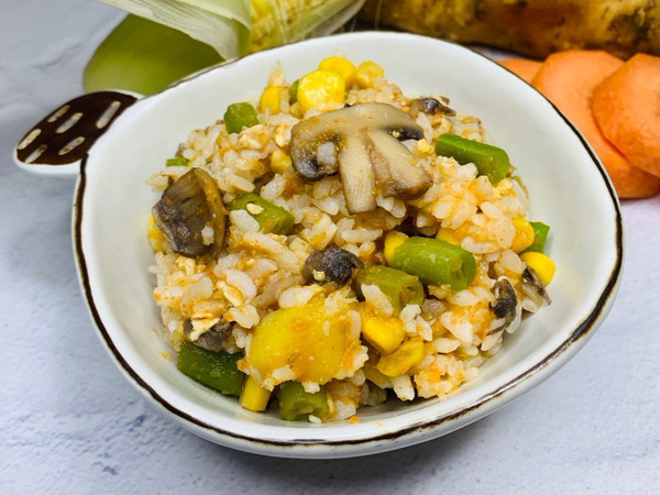 御膳寶寶粥-胡蘿蔔煮敏豆燕麥軟飯(蛋奶素)